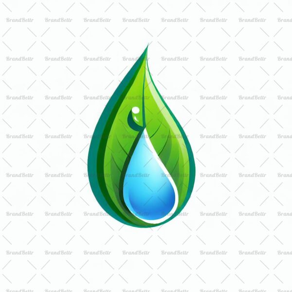 Wassertropfen und Blatt